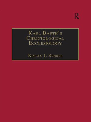 cover image of Karl Barth's Christological Ecclesiology